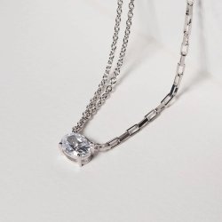 Sif Jakobs Ellisse Uno halskde SJ-N2331-CZ