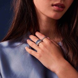 Sif Jakobs Felline Concavo ring SJ-R2393-GBL