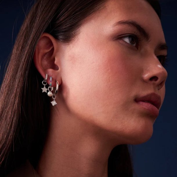 Sif Jakobs Stella Hoop Charm rerings vedhng SJ-CH2381-CZ