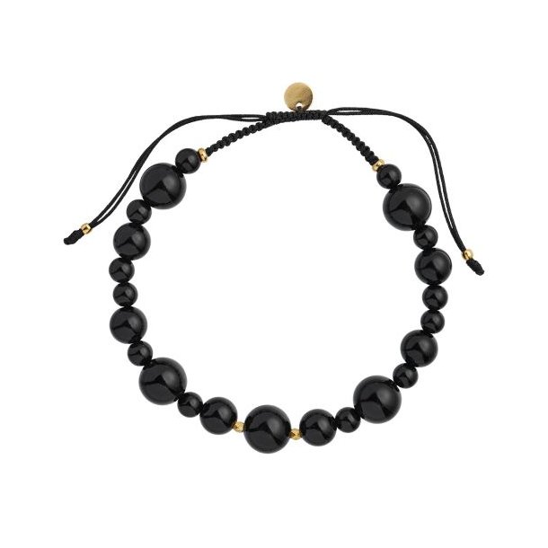 Stine A Cherrie Bon Bon Sort armbnd 3217-02-OS