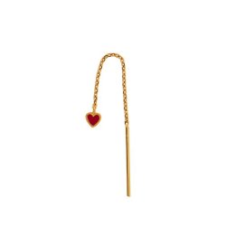 Stine A Dangling Love Heart 1364-02-Burgundy