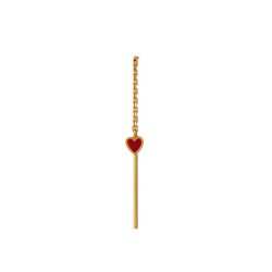 Stine A Dangling Love Heart 1364-02-Burgundy
