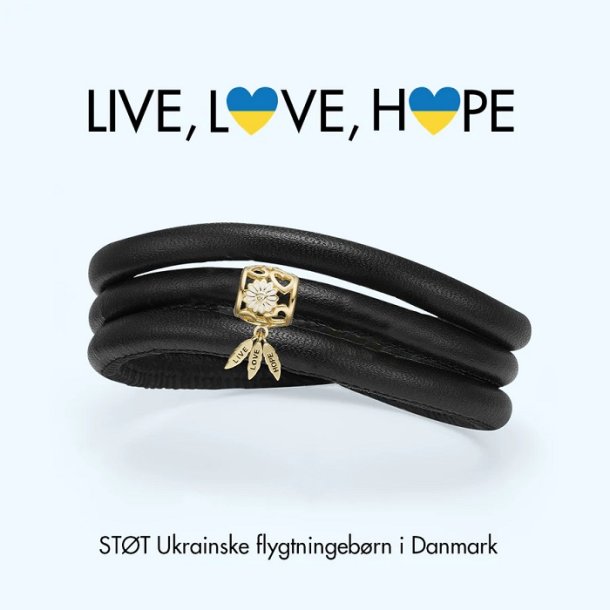 Christina - Live Love Hope Ukraine forgyldt