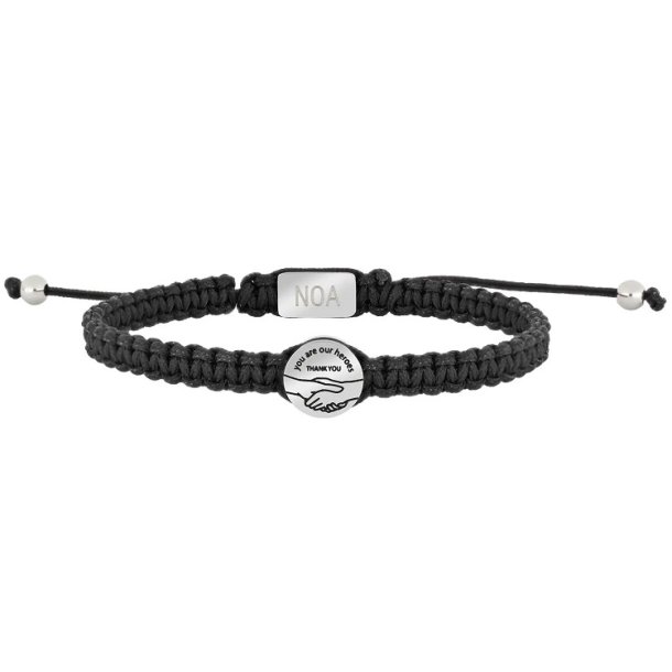 Nordahl armbnd sort 892 008