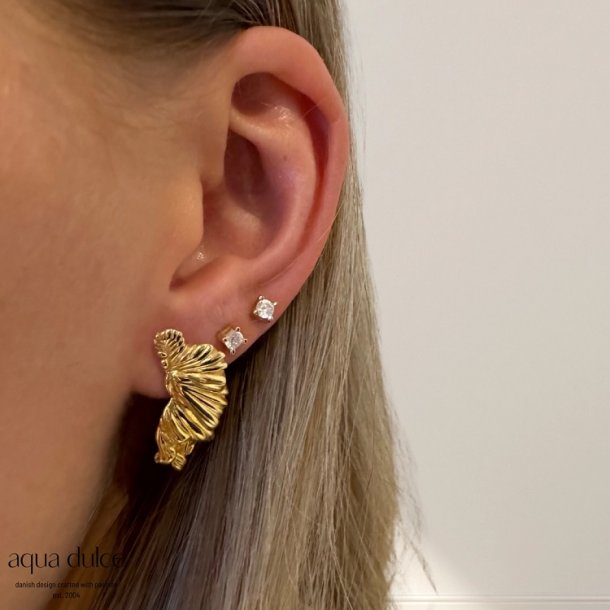 Aqua Dulce Koi Big Half Leaf reringe forgyldt 5611