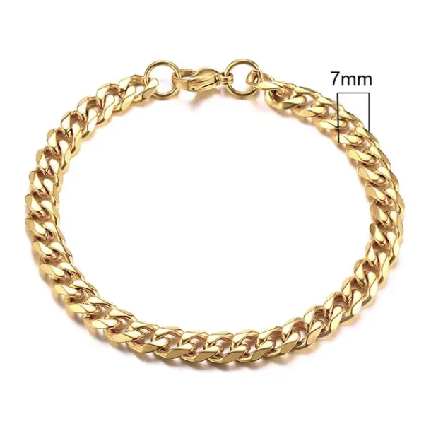 Armbnd forgyldt stl 21 cm. 102033