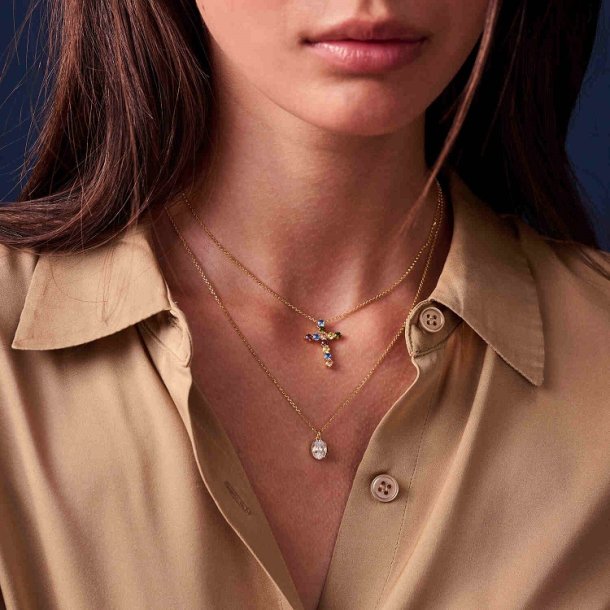 Sif Jakobs Belluno Croce halskde SJ-N2394-XCZ-YG