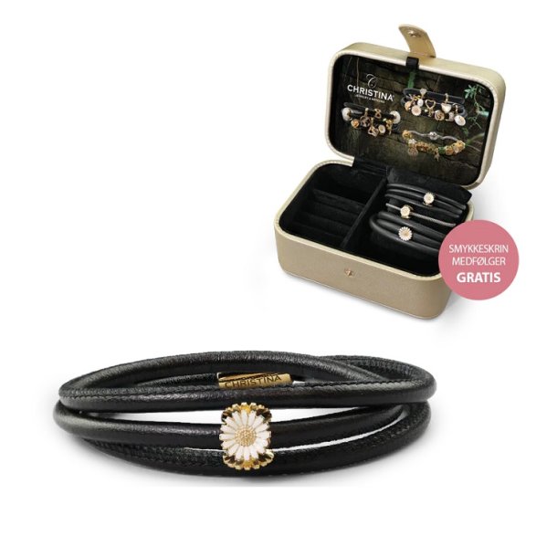 Christina Slim lder armbnd med Marguerite 615-4-JEWEL-G