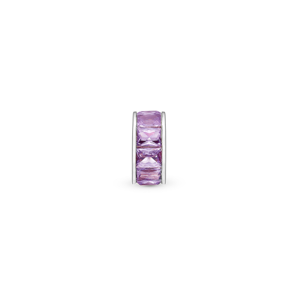 Christina Lavender Baguette Charm 623-S303LAVENDER