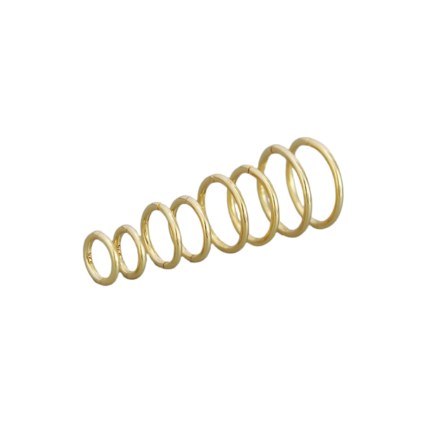 Donnatella hoops forgyldt knkls 12 mm.