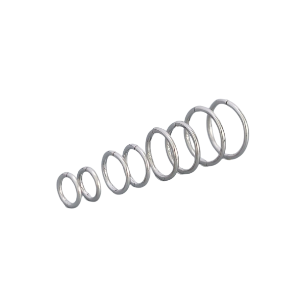 Donnatella hoops slv knkls 12 mm.