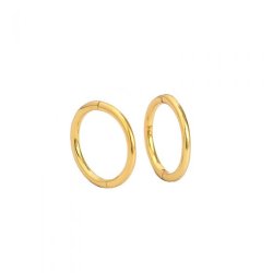 Donnatella hoops forgyldt knkls 12 mm.