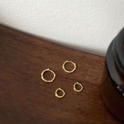 Donnatella - reringe forgyldt large