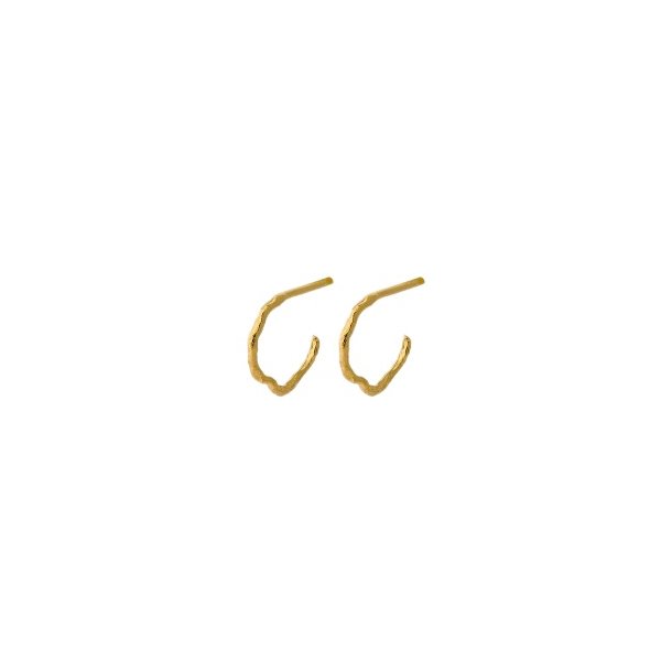 Pernille Corydon Twig Hoops reringe E-314-GP