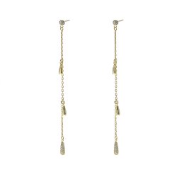 Donnatella -  reringe forgyldt slv