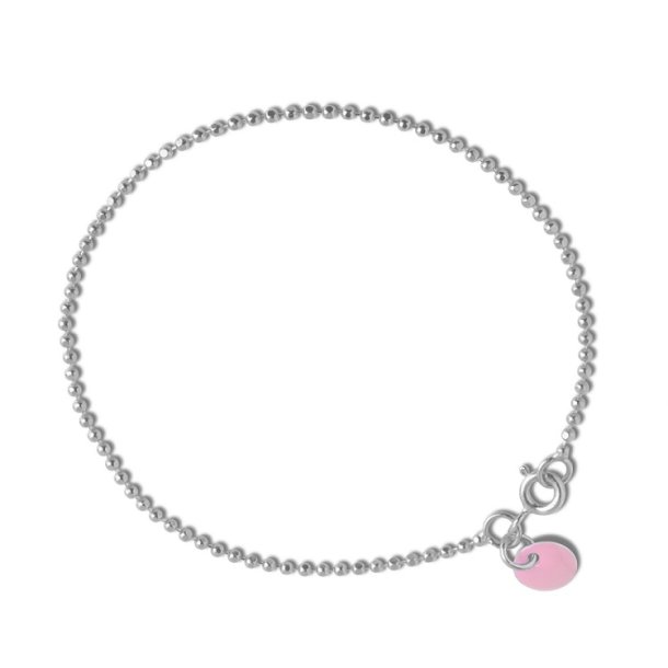 Enamel Copenhagen Armbnd Ball Chain Flamingo B16S