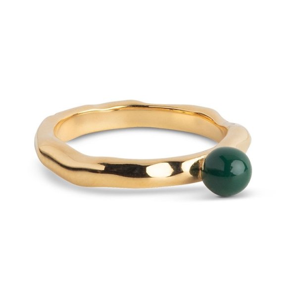 Enamel Ball Petrol Green ring R93GPETROLGREEN