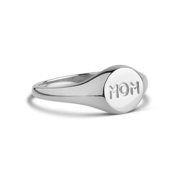 Enamel Mom Signet ring R85S