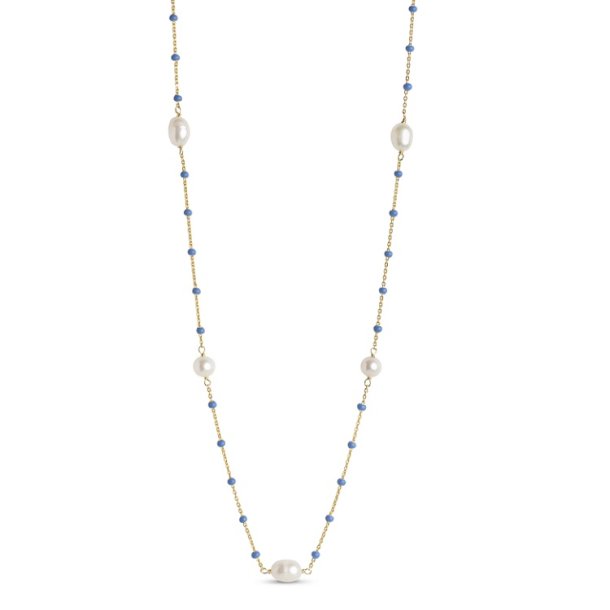 Enamel Copenhagen Lola Perlita Cornflower halskde