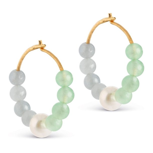 Enamel Kalea reringe E367G Light Green, Pearl and Light Blue