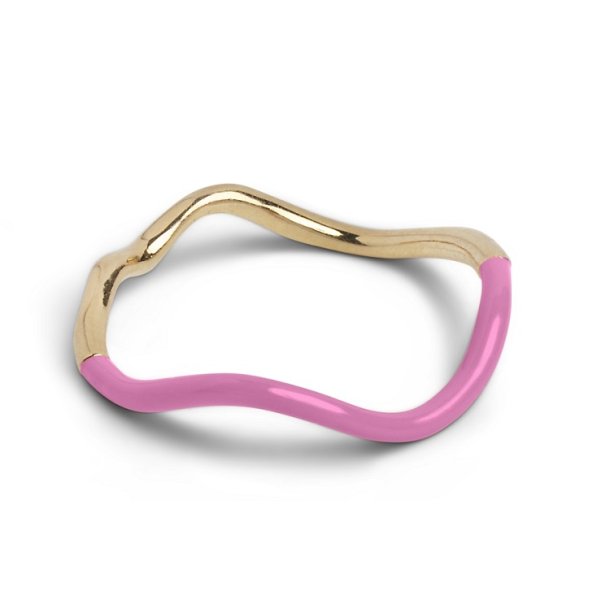 Enamel Sway Pink ring R78GM str 54