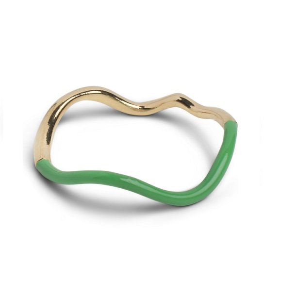 Enamel Sway Grass Green ring R78GM str 54