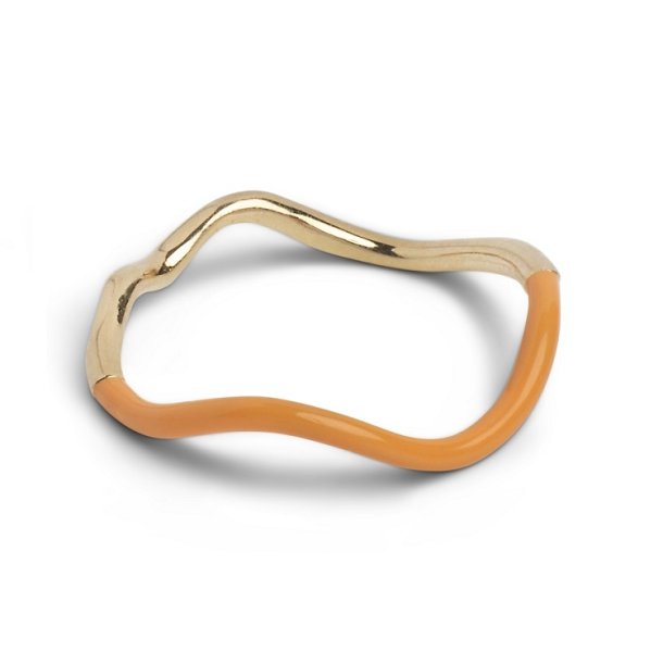 Enamel Sway Orange ring R78GM str 54