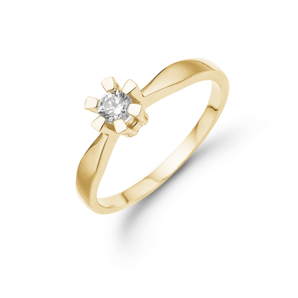 Eternity by Aagaard 14 kt ring med 0,15 ct.