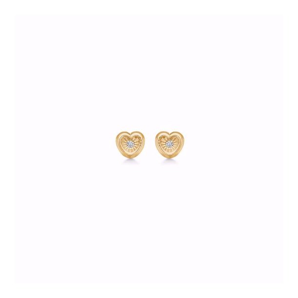 Guld øreringe i 8 kt. fra Guld & Sølv Design |