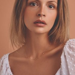 Melfia halskde 14 karat guld med uendelighedstegn 2305 111F