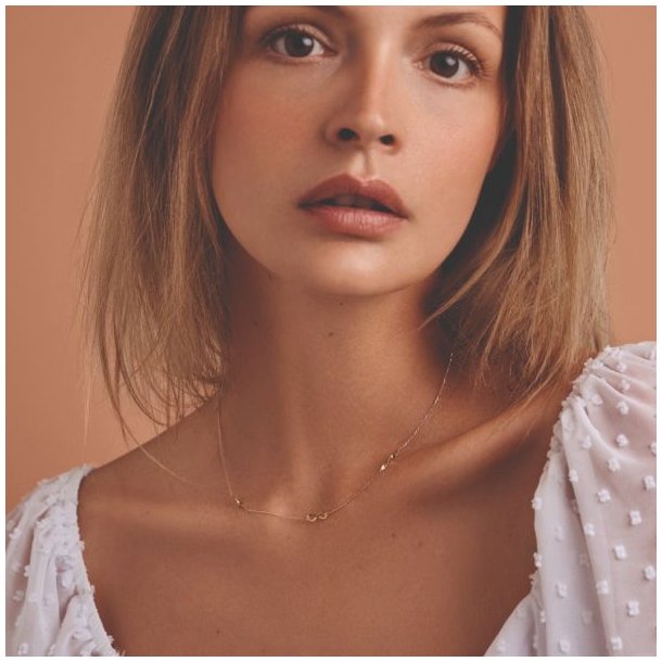 Melfia halskde 14 karat guld med uendelighedstegn 2305 111F