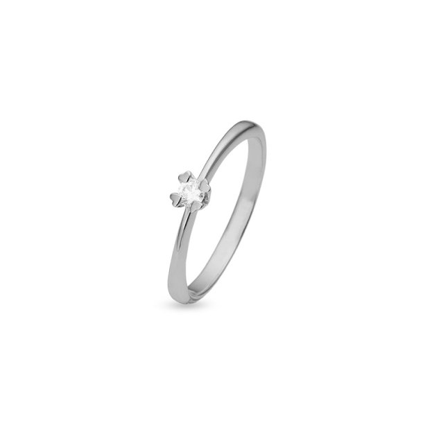 Mary slv ring 0,10 ct. labgrown diamant 21647710