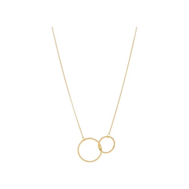 Pernille Corydon Double Twisted halskde N-229-GP