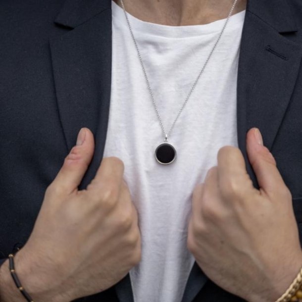 Son Of Noa Halskde med sort onyx 20670050970