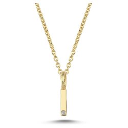 Nuran Bogstav 14 kt. guld "I" med 0,005ct. V2200-I