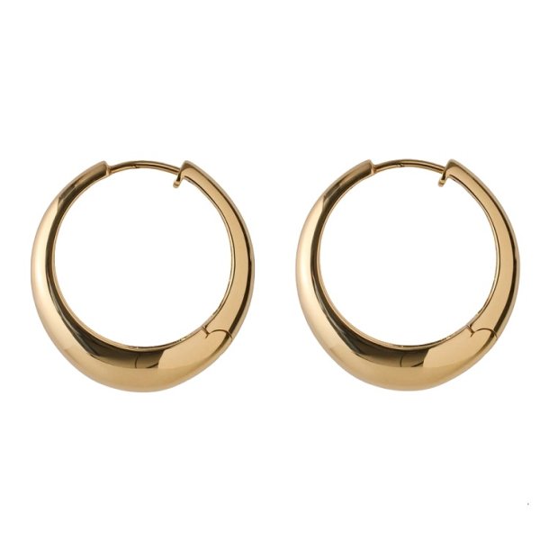 Pernille Corydon Large Globe Huggies hoops E-406-GP