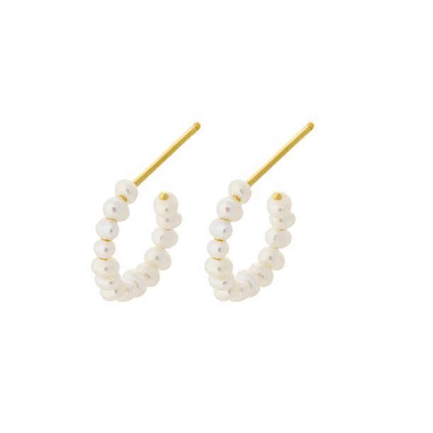 Pernille Corydon Ocean Treasure hoops E-438-GP