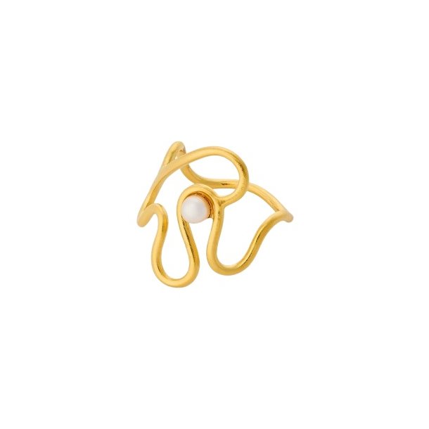 Pernille Corydon Bay Pearl ring R-115-GP