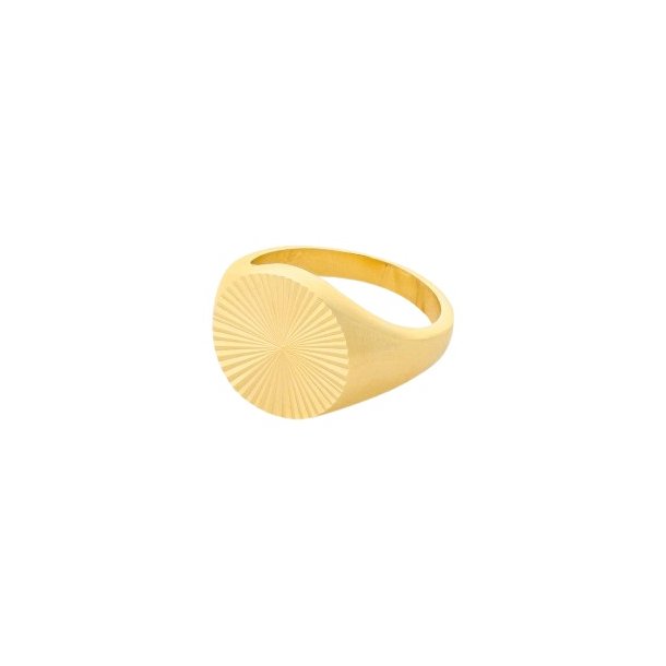 Pernille Corydon Ocean Star Signet ring R-284-GP