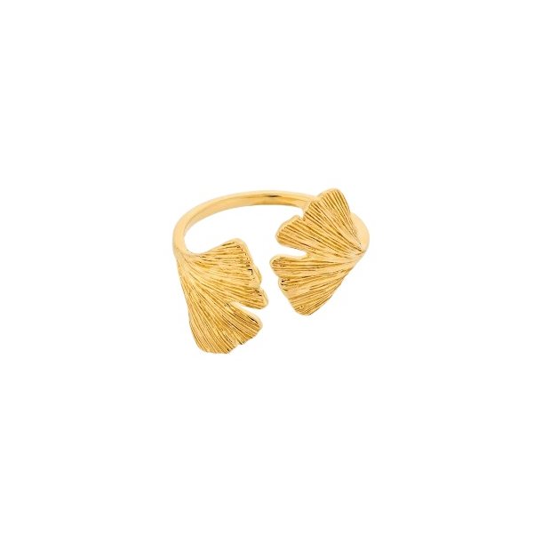 Pernille Corydon Biloba ring R-343-GP