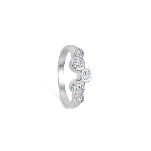 Randers Slv Eksklusiv ring med zirconia 248208