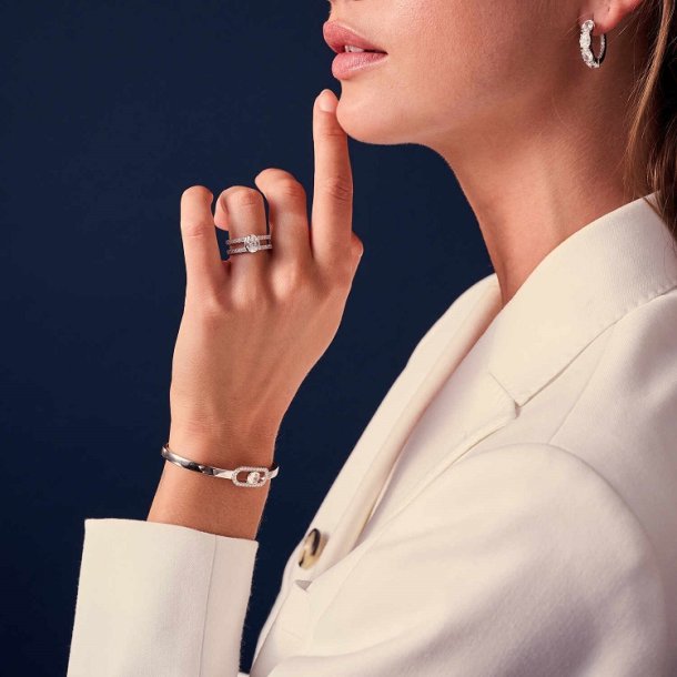 Sif Jakobs Ellisse Carezza Bangle SJ-BG2360-CZ