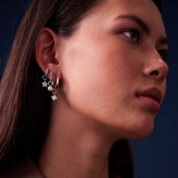 Sif Jakobs Perla Uno Hoop Charm rerings vedhng SJ-CH2378-P