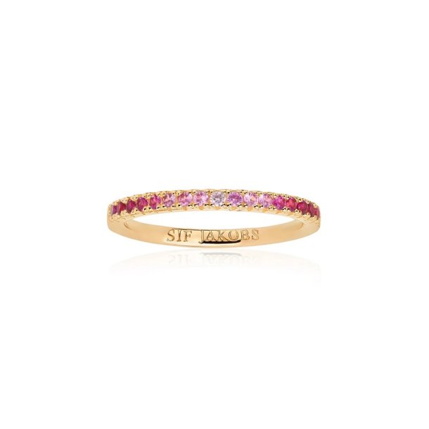 Sif Jakobs Ellera Pink Gradient Ring SJ-R2869-GPK-YG