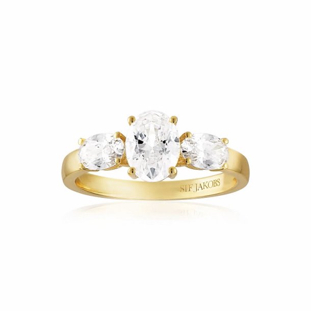 Sif Jakobs Ellisse Tre ring SJ-R2340-CZ-YG