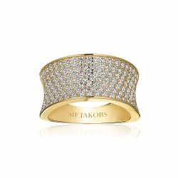 Sif Jakobs Felline Concavo ring SJ-R2393-CZ-YG