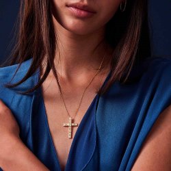 Sif Jakobs Roccanova Croce halskde SJ-N2396-CZ-YG