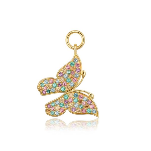 Sif Jakobs Farfalla Hoop Charm vedhng SJ-CH2383-XCZ-YG