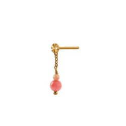 Stine A rering Tres Petit Etoile with coral 1361-02-S