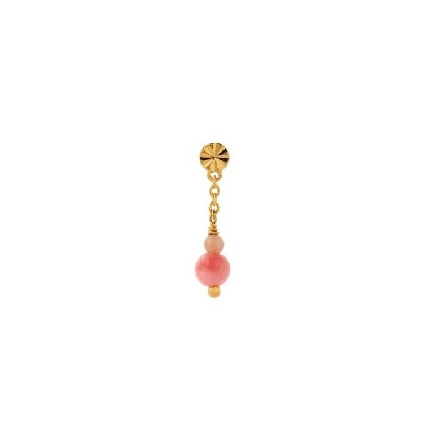 Stine A rering Tres Petit Etoile with coral 1361-02-S